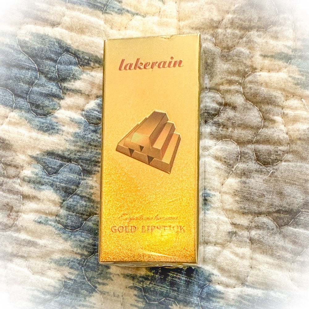 New In Box and Wrapping Gold Lipstick